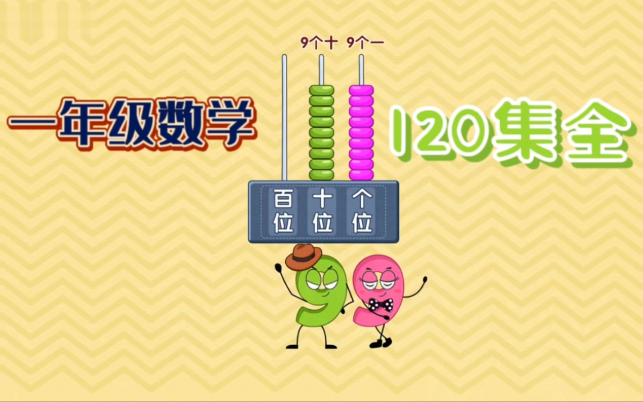 [图]【120集全】趣味一年级数学动画，幼升小数学不用愁——100以内数的读、写