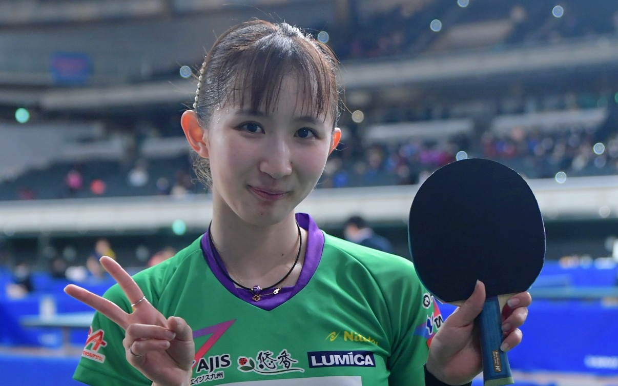 【早田希娜】女单第四回录屏回放-早田希娜vs大川真実-天皇杯 · 皇后