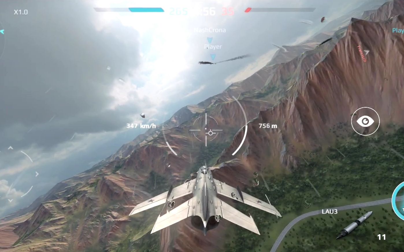 [图]《世界战争 英雄》团队最新空战射击手游【SKY COMBAT】试玩