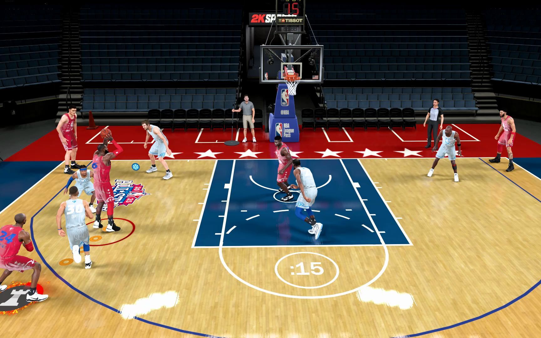 nba 2k22 科比晃开杜兰特跳投