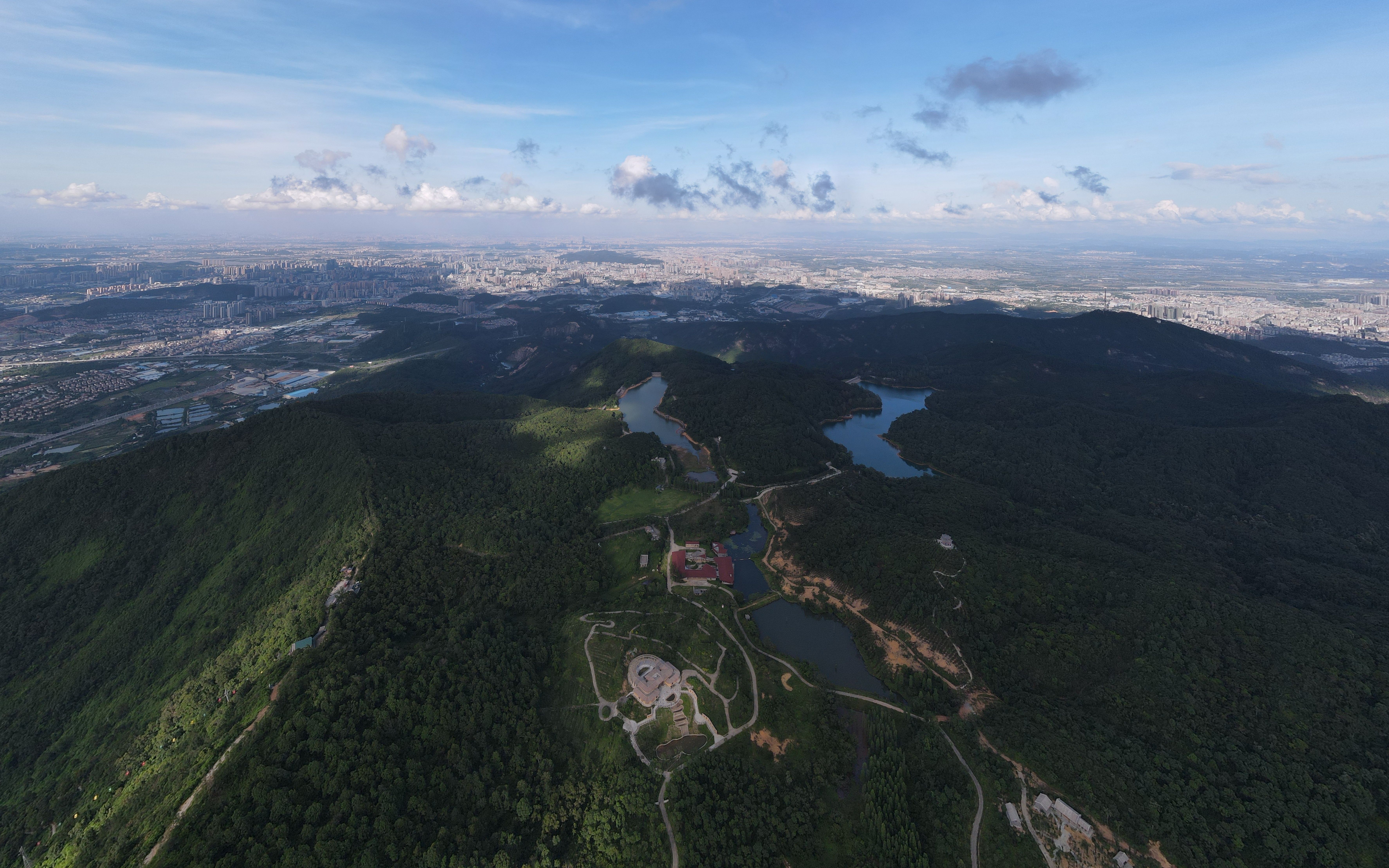 圭峰山全景图图片