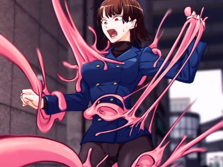 女子被红毒液入侵融合同化