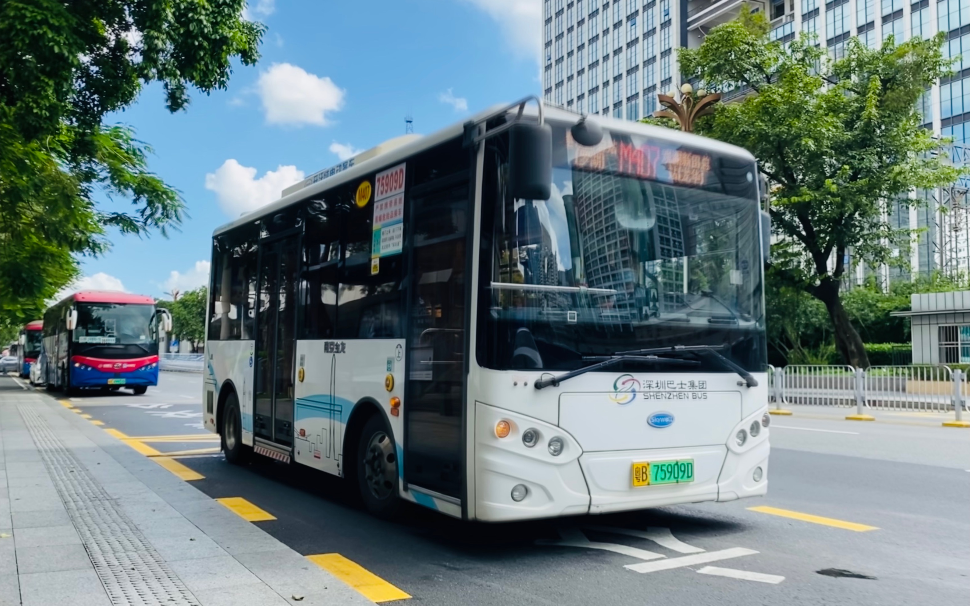 【深圳公交|随拍】 m407 临时改道-绕行丹平快速路