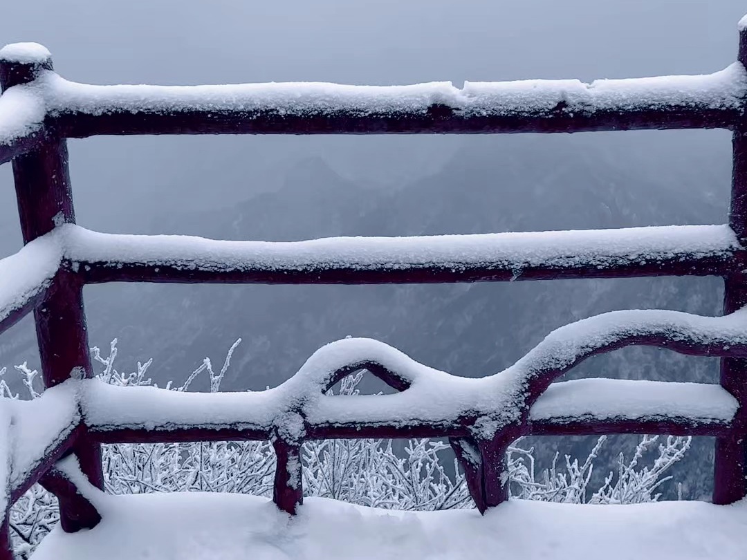 你见过这样的老君山雪景嘛~哔哩哔哩bilibili