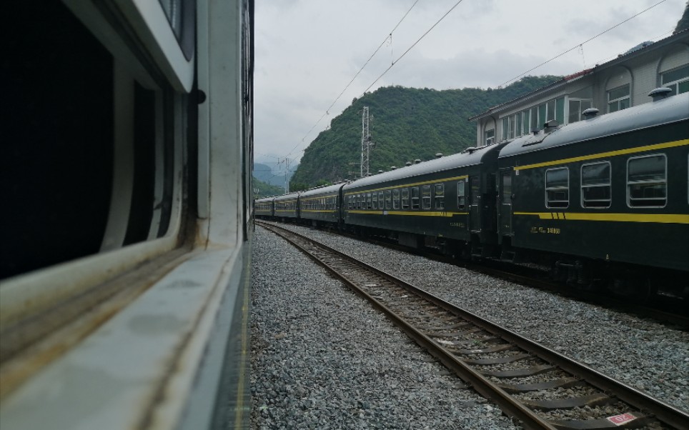 【pov】广元-宝鸡6064次列车全程 左右双视角