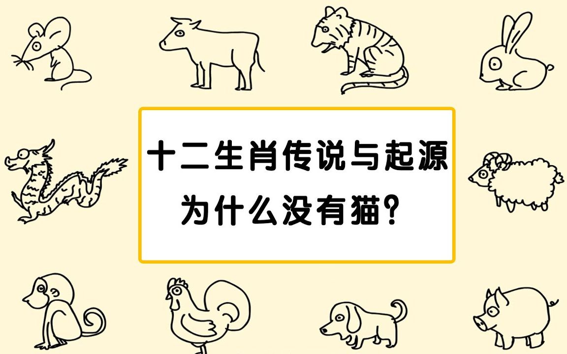 [图]有点意思# 2020年是中国鼠年，十二生肖的传说和来历， 十二生肖里为什么没有猫？12生肖只有中国有吗？