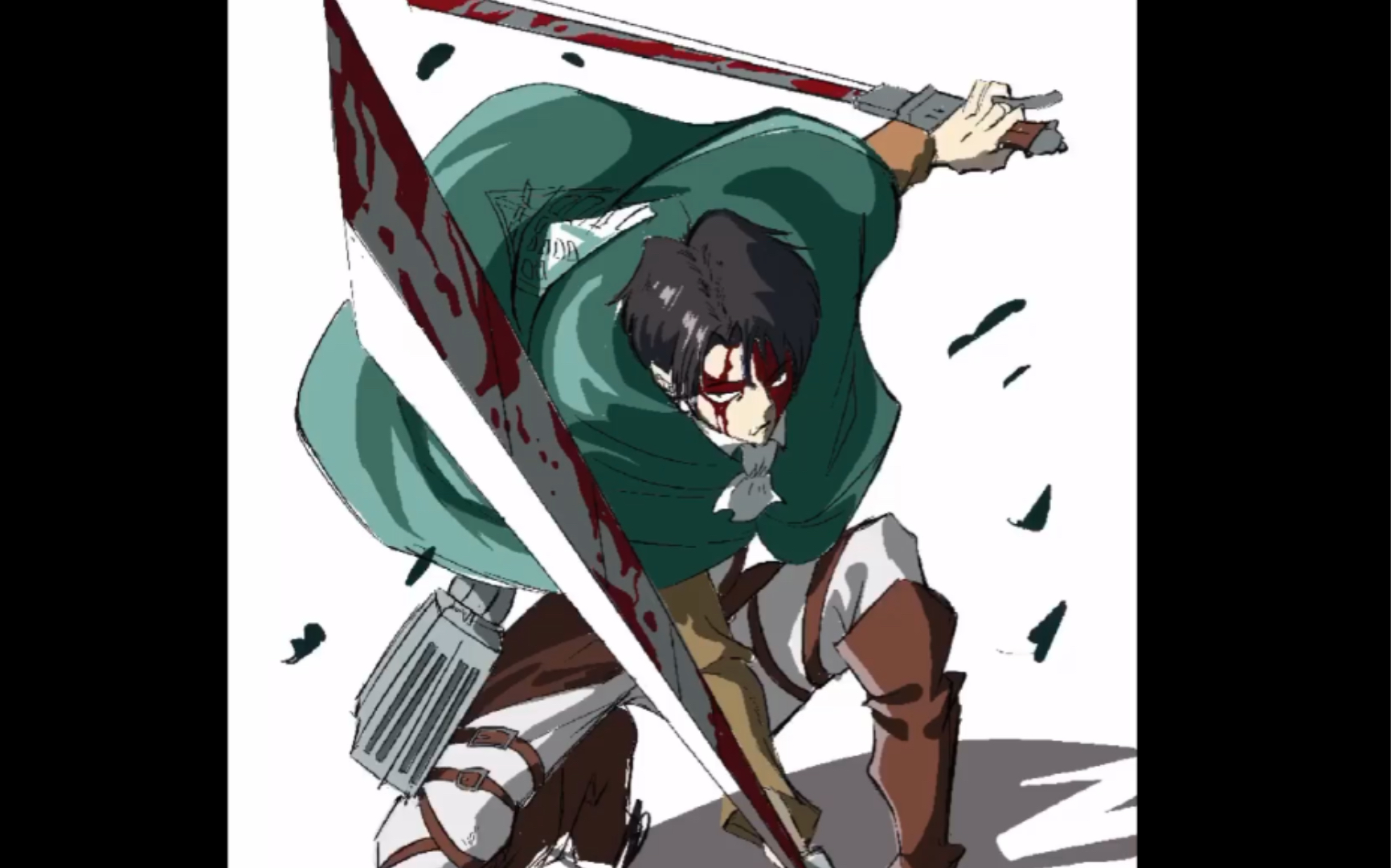 procreate画一只兵长附兵长砍猴