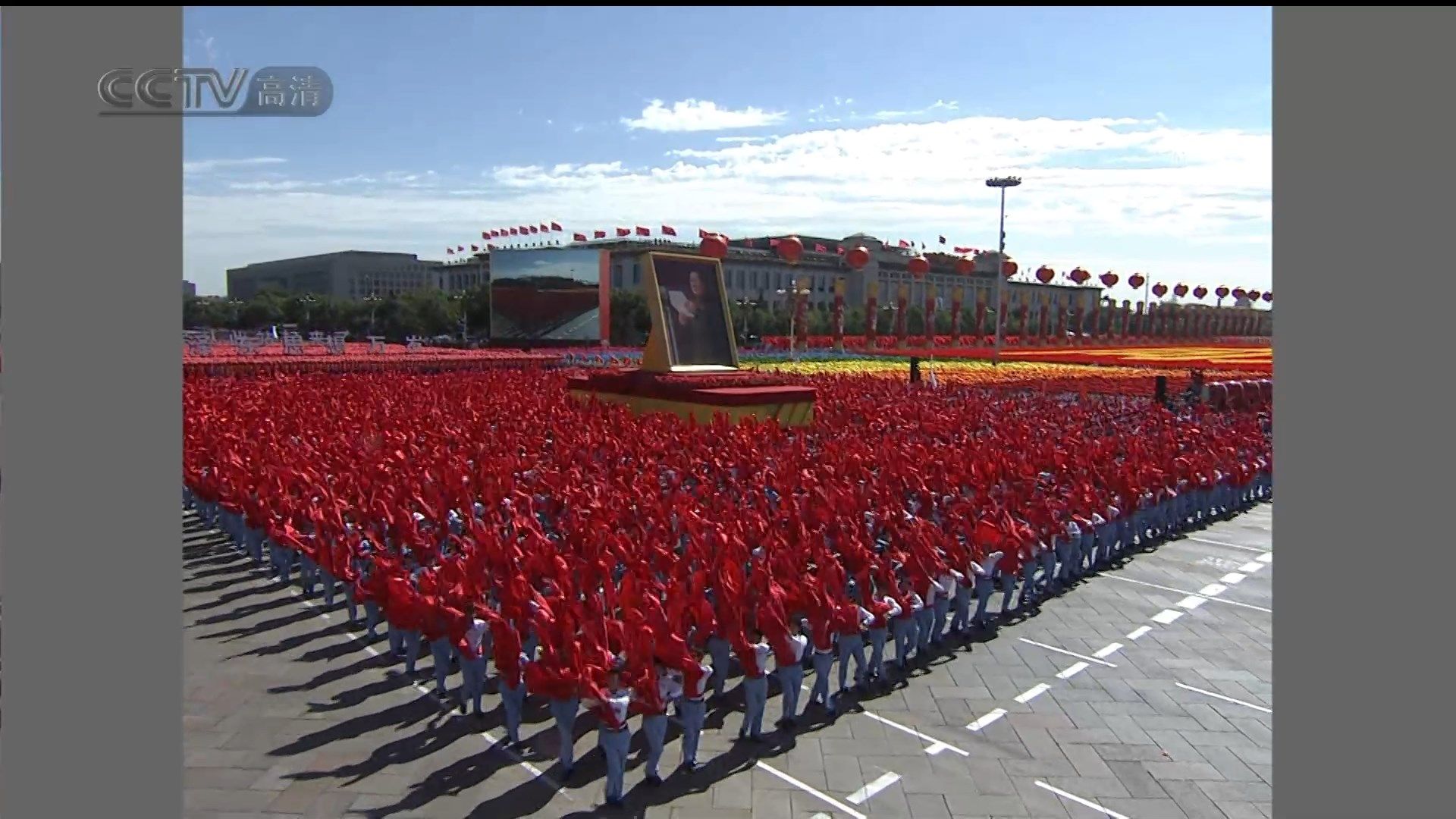 [图]庆祝中华人民共和国成立60周年大会（自制无解说 空中梯队+群众游行+精彩回放）