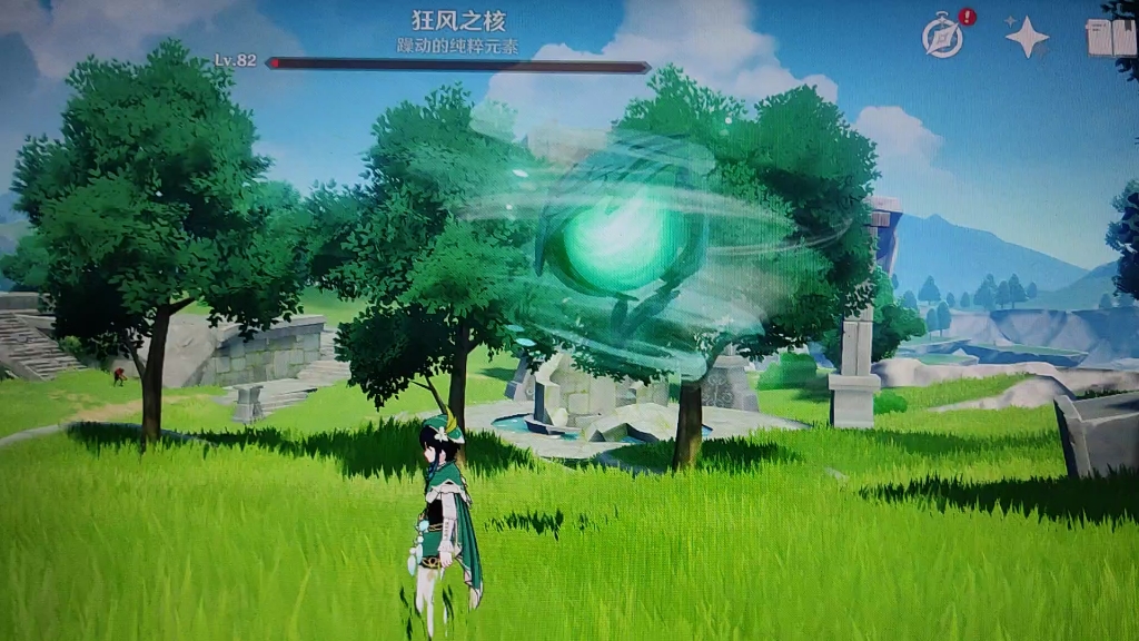 谁能拒绝一个上下抽搐的狂风之核呢?_原神