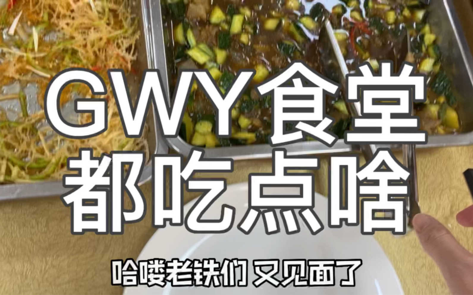 来了来了家人们,看看GWY食堂吃什么!哔哩哔哩bilibili