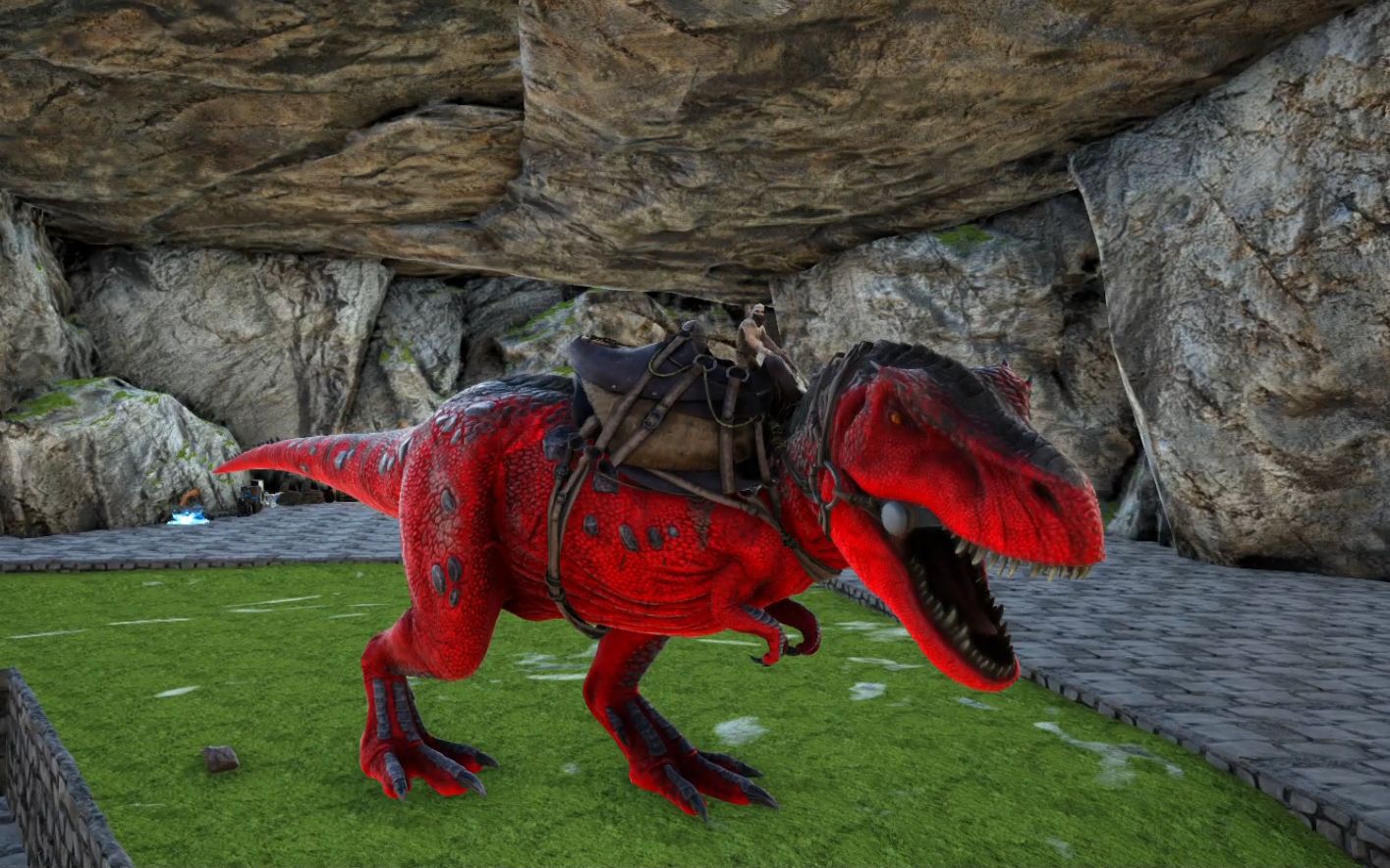 胖哥游戏 方舟欧米茄04 红色霸王龙,专业放血!