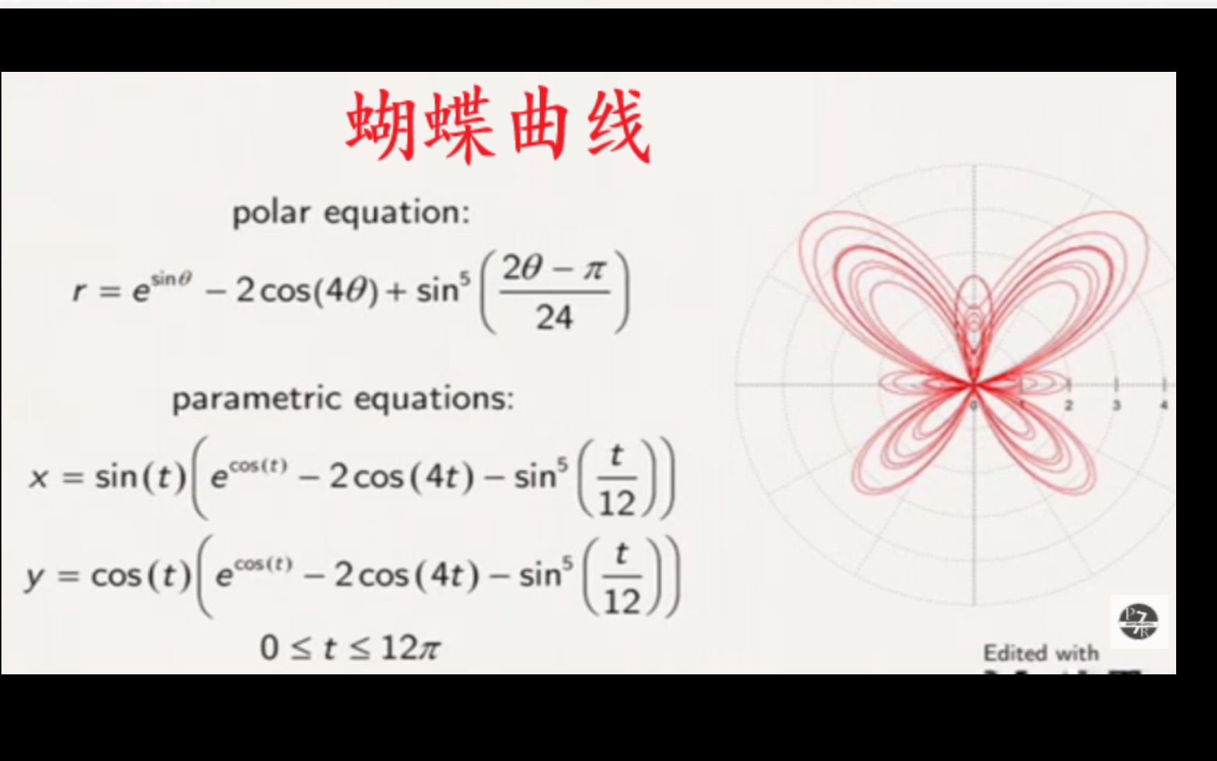 来,用matlab画个蝴蝶曲线(代码自取)!