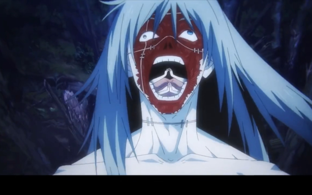 机械丸首先拿出一年,使出了一记大祓炮对真人打去