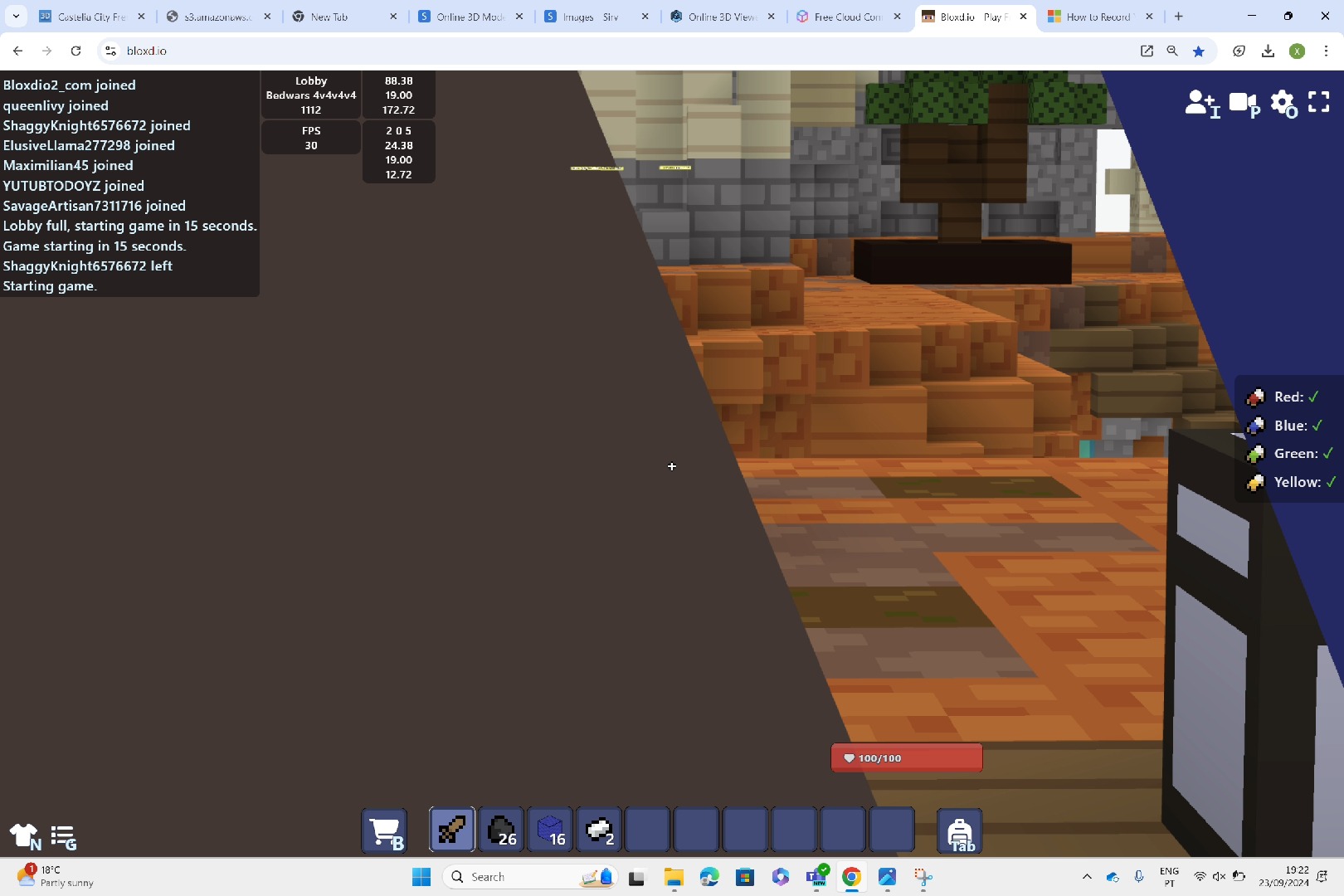 {bloxd} 起床战争