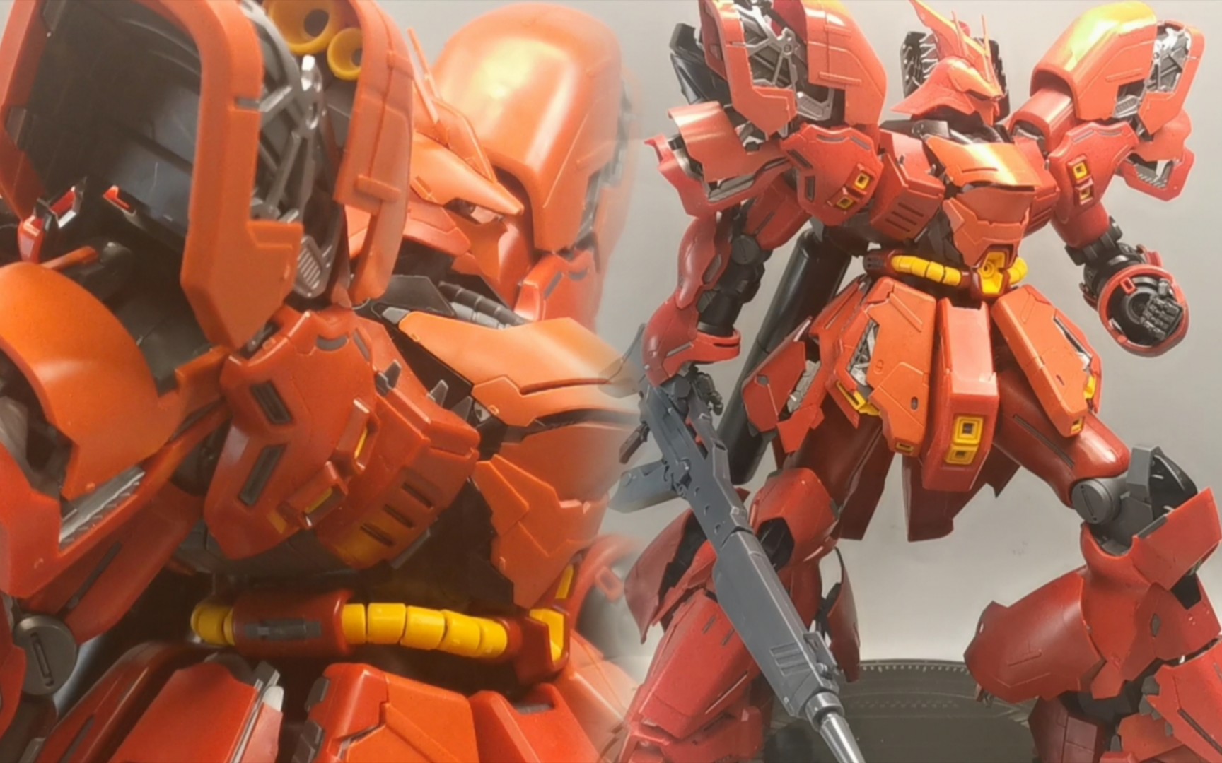 没钱买匠沙做个卡版mg沙扎比(素组篇)开箱测评