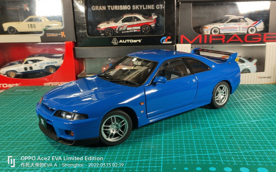 作死带你玩小车第86期——海景房/稀有车系列第11期 AA 1/18 Nissan Skyline GTR VSpec LM Limited (R33)哔哩哔哩bilibili