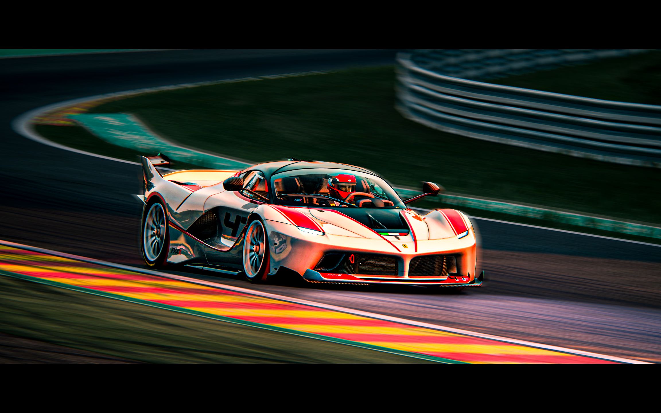 【assetto corsa】法拉利fxxk在spa赛道的飞驰圈 2.16.103