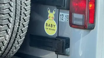 下载视频: 美国车贴“车内有宝宝”，为啥英语不是 baby in car?