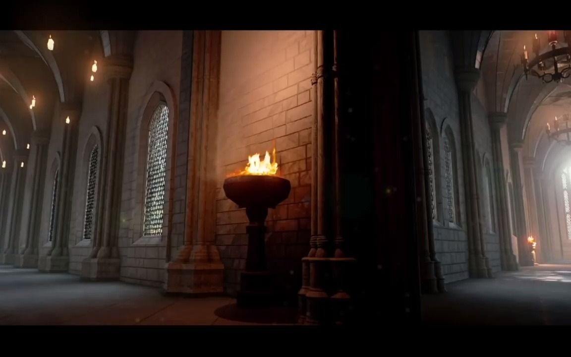 漫步霍格沃茨走廊的氛围 在霍格沃茨的番茄工作时间(2小时)_哔哩哔哩