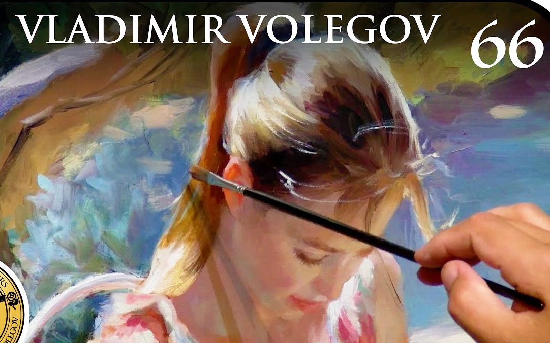 Vladimir Volegov / 油画创作~喝下午茶的少女哔哩哔哩bilibili