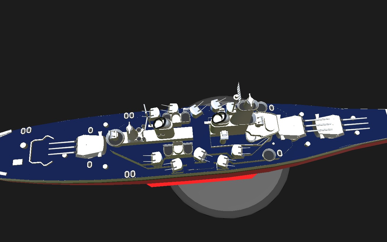 [简单飞机]依阿华级战列舰建造 细节篇#4