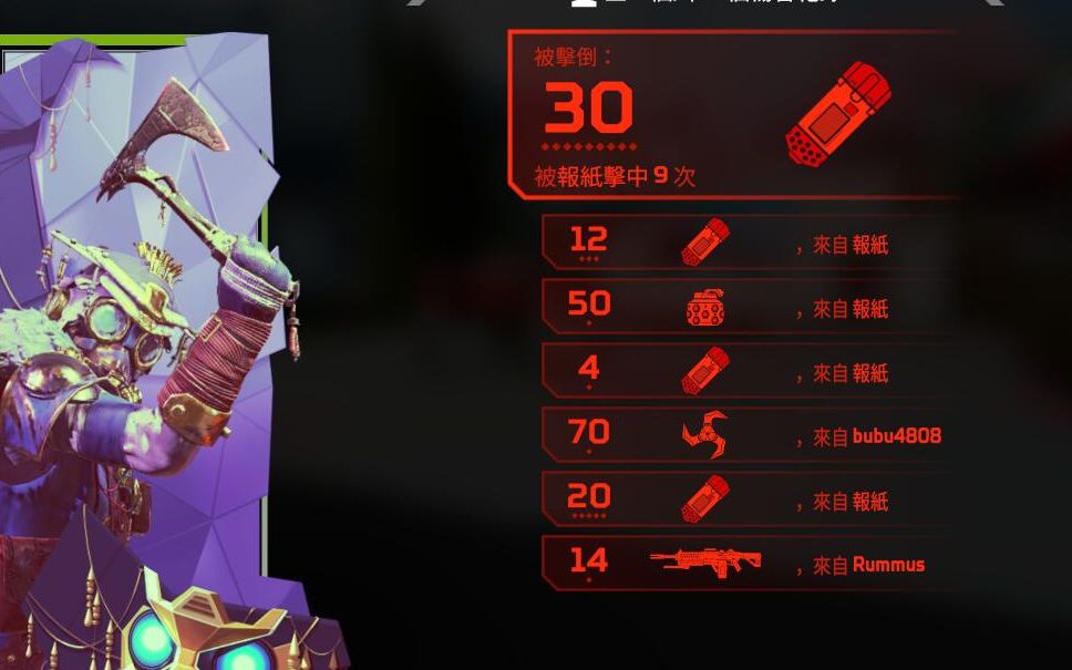 apex我沐浴在铝热剂手雷中