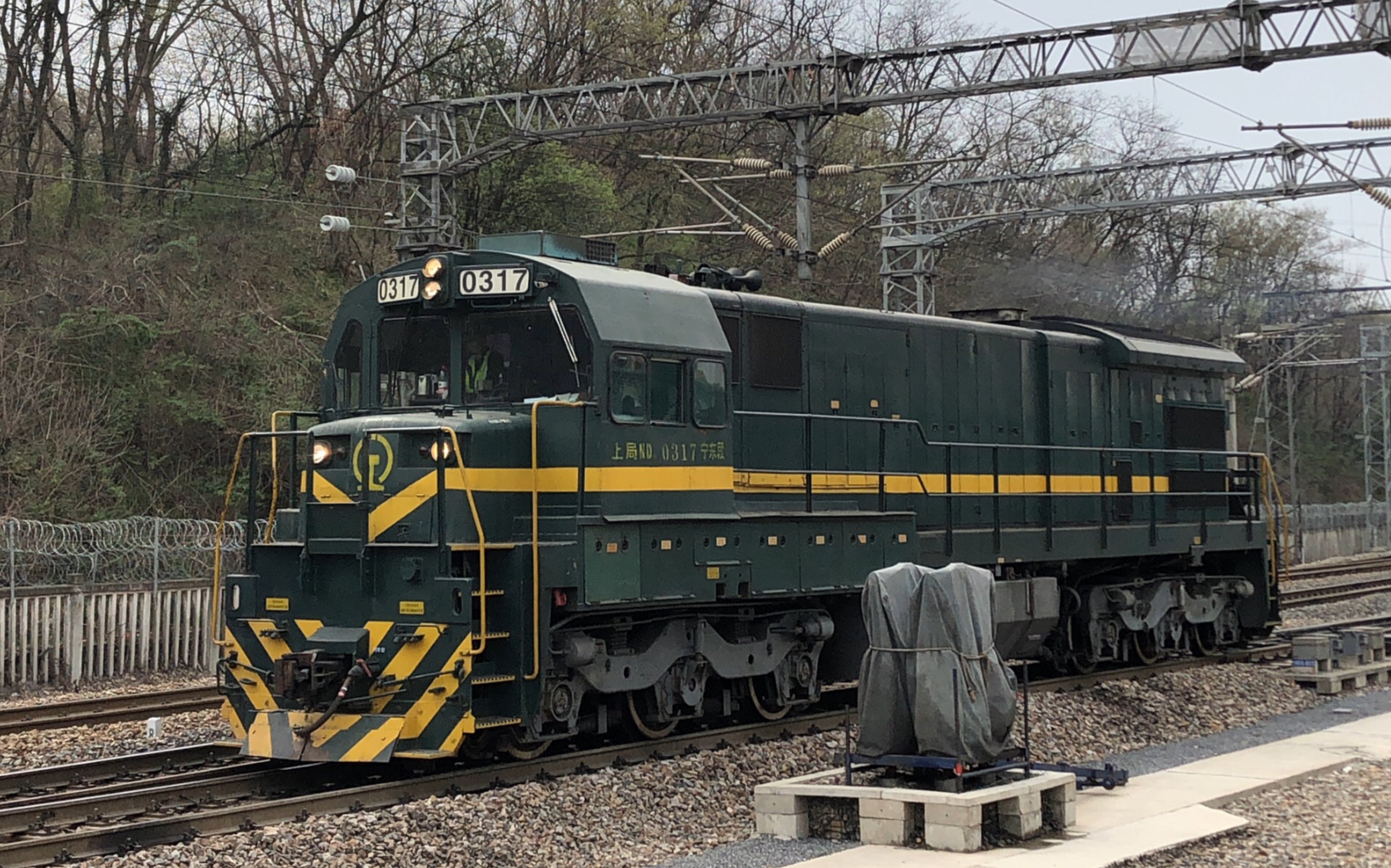 仍在京沪正线坚守nd5小运转,0317代班七调牵引丁家庄小运转