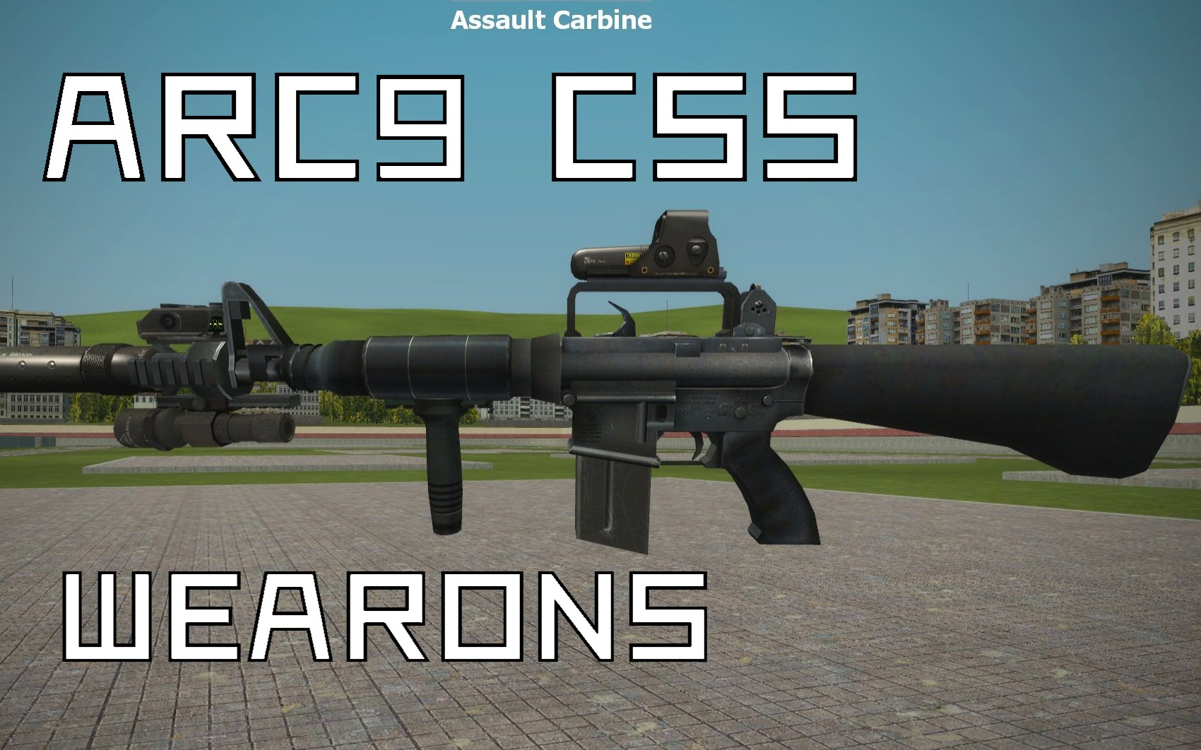 【gmod】模组试玩 arc9 css武器