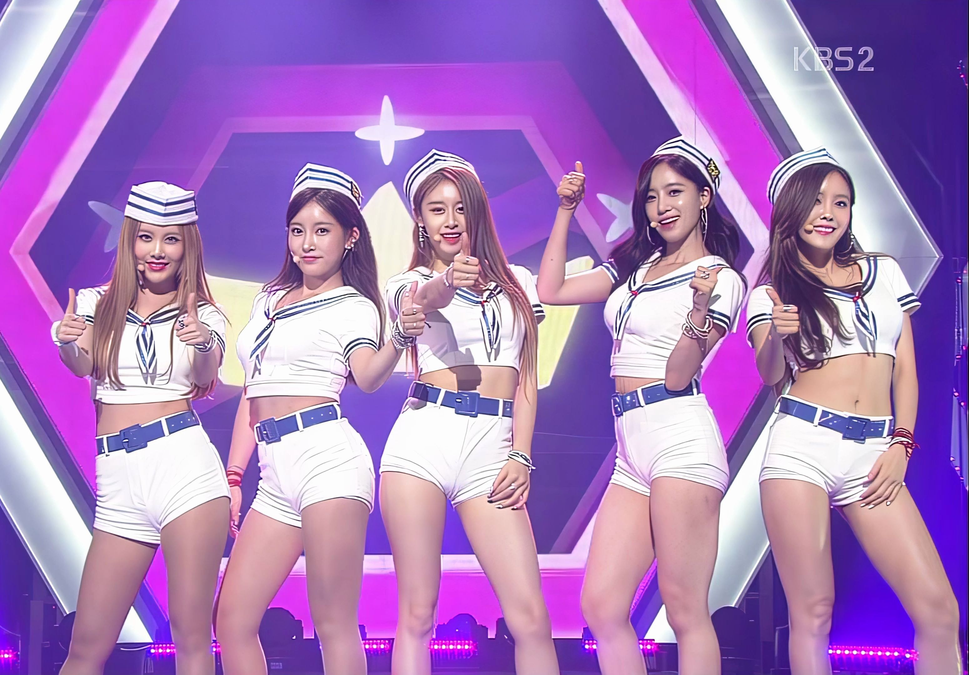 [图]【4K修复】T-ara - So Crazy 150807 KBS2 音乐银行