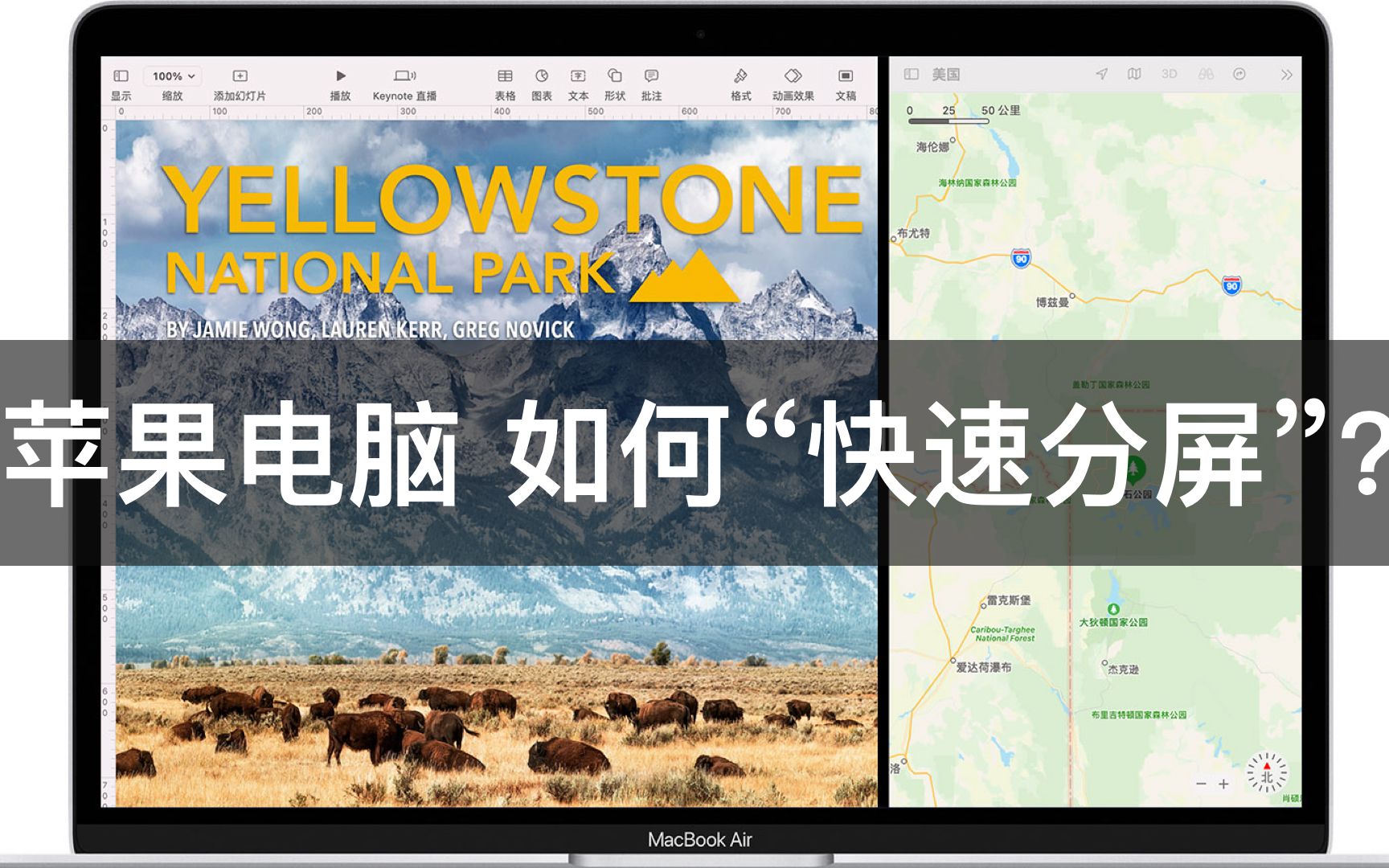 苹果小白科普:Mac如何快速实现“分屏”?哔哩哔哩bilibili