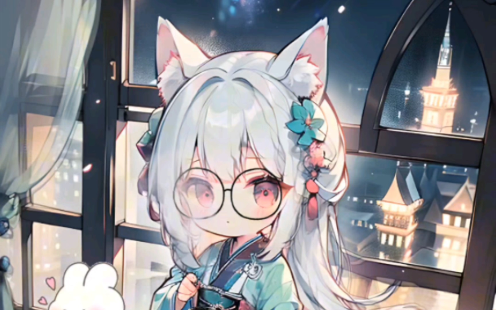 今晚,是天马座的流星雨哦(动态壁纸)(ai绘画)