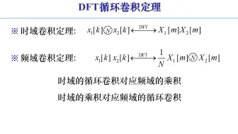 [数字信号处理]第2章 2_3_4 DFT循环卷积定理