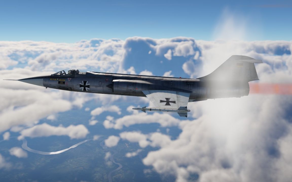 【战争雷霆】击剑云端,寡妇制造机f104g的音速俯冲