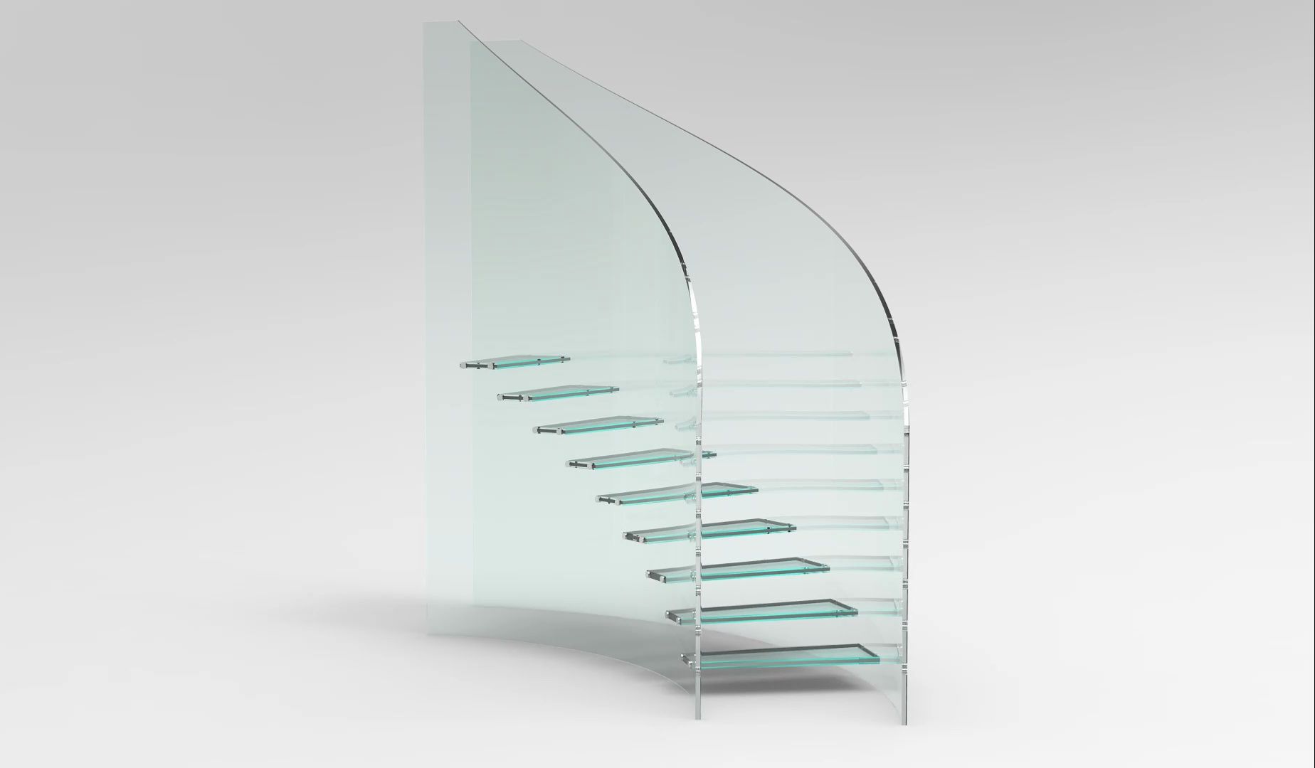 3万一步全玻璃楼梯,一次性讲明白