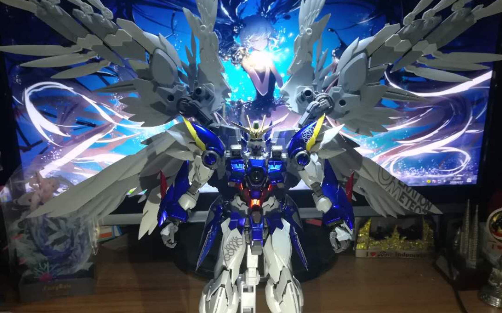 花1000买的珍珠电镀掉毛天使高达,值不值?