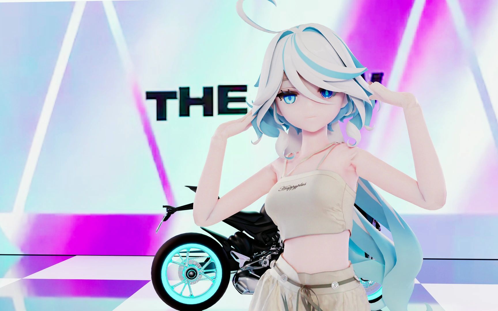 【mmd/4k】芙芙,大家的偶像 《kda/the baddest》