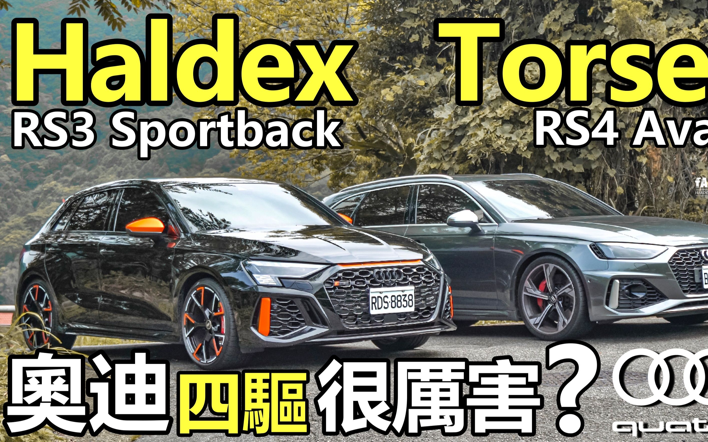 奥迪 Quattro 四传多厉害? Haldex、Torsen 两大系统详解!哔哩哔哩bilibili