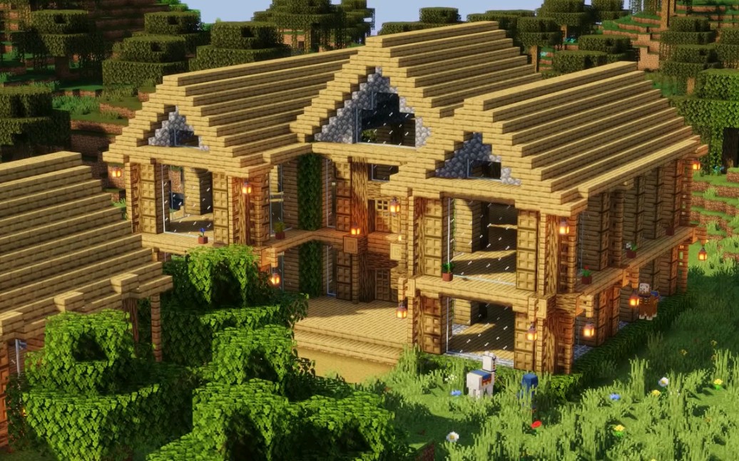 《我的世界》minecraft 精美两层木屋