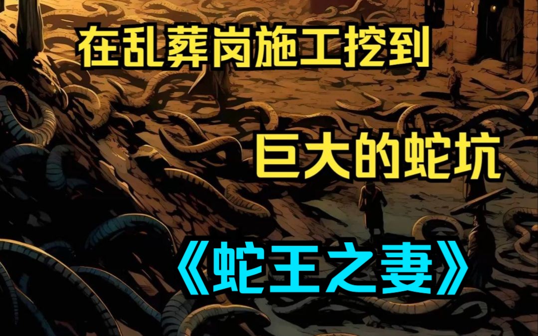 一口气看完灵异爽文《蛇王之妻》 男人在乱葬岗施工时打死一条蛇,怎料一周后蛇王前来复仇!!!哔哩哔哩bilibili