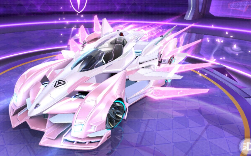 qq飞车手游s逐星者恋语粉色新皮肤hd鉴赏猛男必备