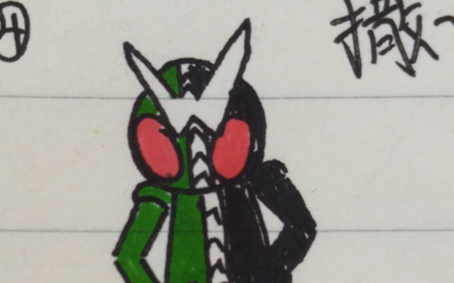 盗版假面骑士 双骑画的好丑