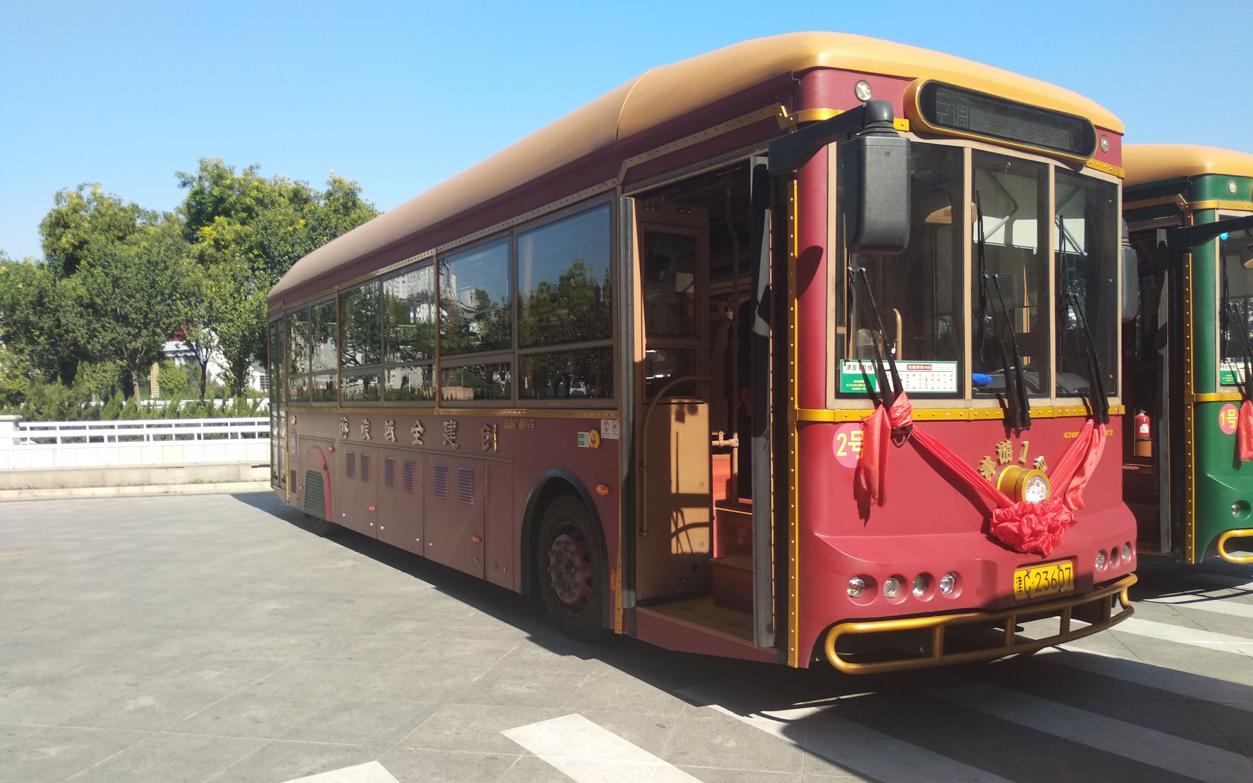 活动作品天津交通巴士pov观光5路津游一线津湾广场津湾广场