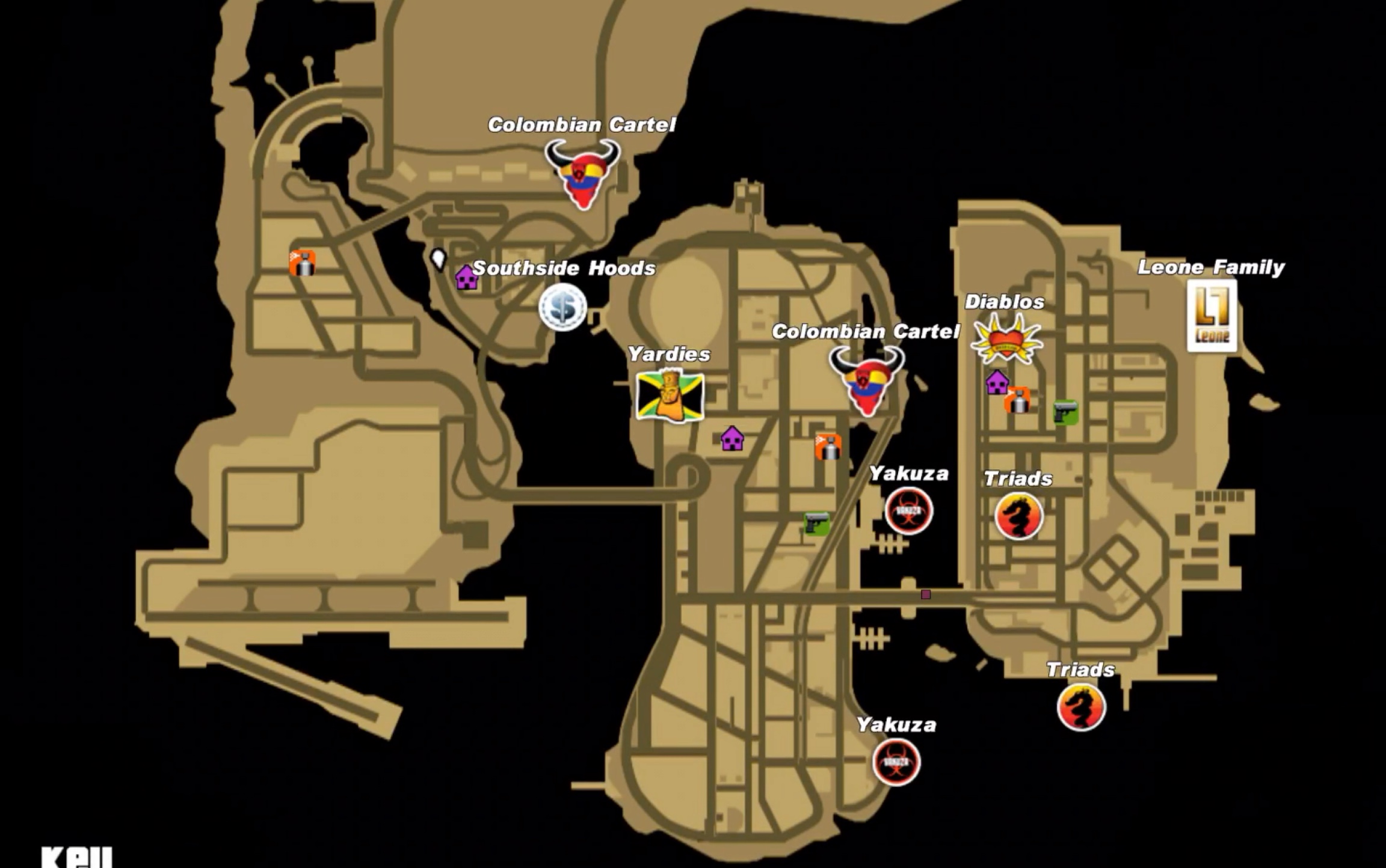 gta3地图图片
