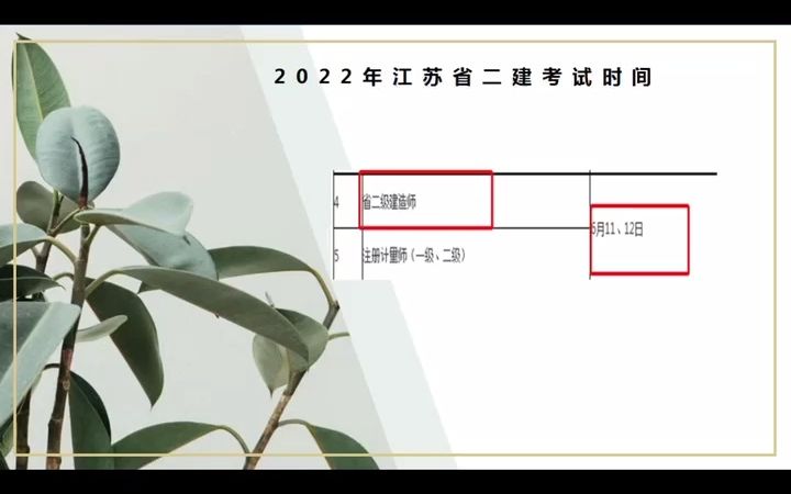 2022年江苏省二建考试时间 启东二建培训哔哩哔哩bilibili