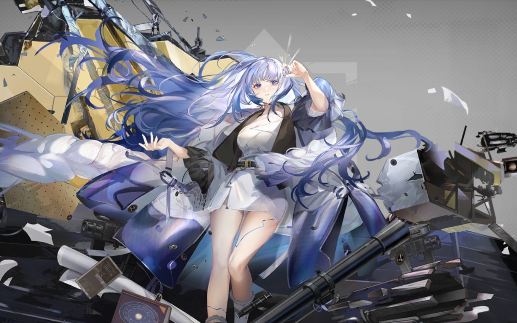 少前《云图计划》蓝脑内测百抽 部分角色立绘展示