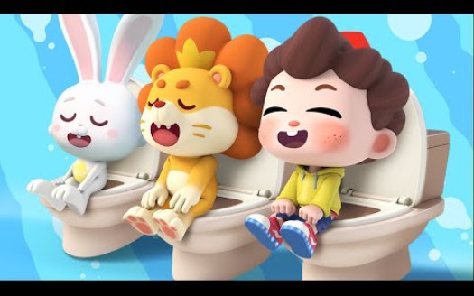 [图]Go to the Potty Baby  Potty Training  Good Habits Song BabyBus 宝宝英语启蒙动画 少儿幼儿英语儿歌