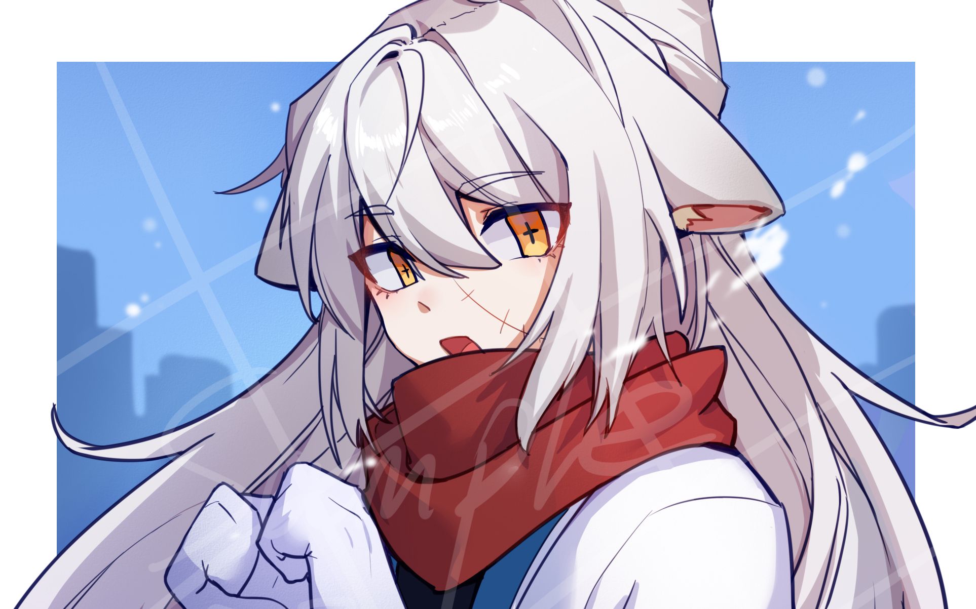 【绘画过程】一个最简单的平涂赛璐璐过程,用手就能画【x_哔哩哔哩