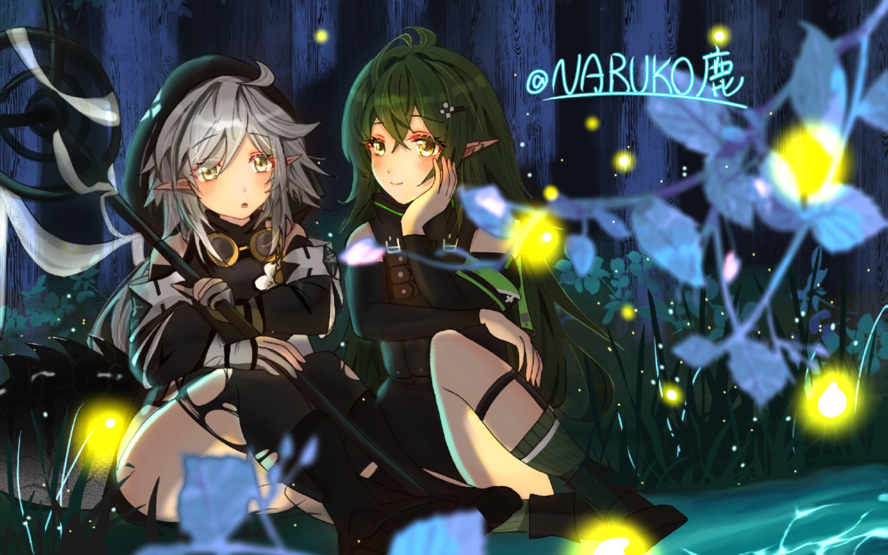【明日方舟】画嘉维尔&特米米贴贴