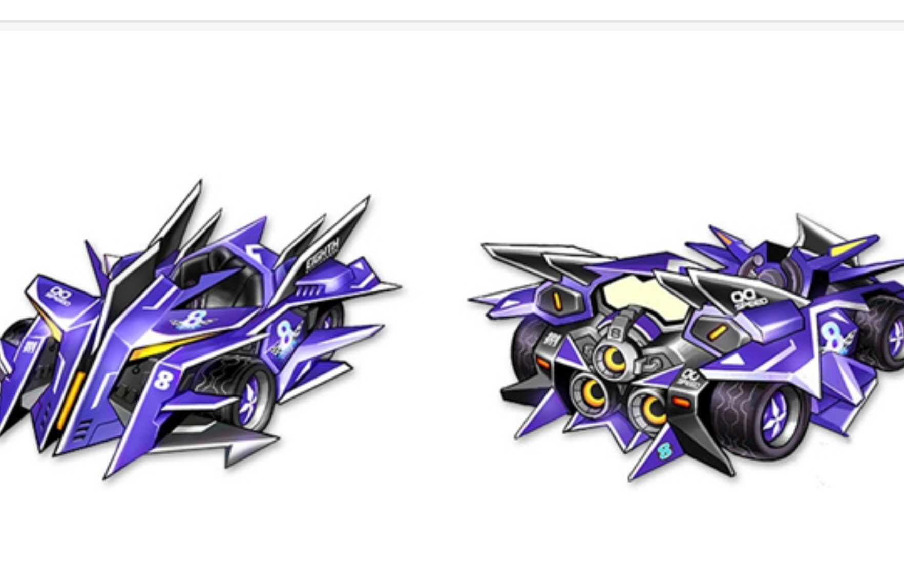 弯道之王剃刀家族三颗竞速槽赛车—八周年纪念剃刀