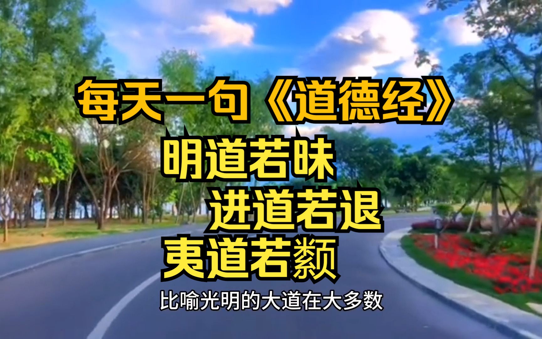 李书僮讲《道德经》故建言有之 明道若昧 进道若退 夷道若颣哔哩哔哩bilibili